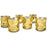 Set of 6 Modern Geometric Votive Candle Holders-Set of 6-Koyal Wholesale-Gold-