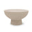 Set of 6 Ribbed Pedestal Decorative Bowls-Set of 6-Koyal Wholesale-Desert Tan-