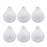 Set of 6 Round Bud Vase Set-Set of 6-Koyal Wholesale-White-
