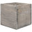 Set of 6 Rustic Square Cube Wood Vase-Set of 6-Koyal Wholesale-4" x 4" x 4"-