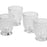 Set of 6 Vintage Glass Candle Holder Bulk Pack-Koyal Wholesale-Blush Pink-Set of 6-