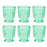 Set of 6 Vintage Glass Candle Holder Bulk Pack-Koyal Wholesale-Blush Pink-Set of 6-