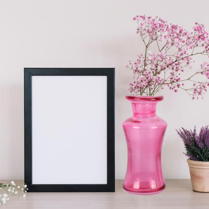 Set of 6 Vintage Glass Flower Bud Vases-Set of 6-Koyal Wholesale-Berry-