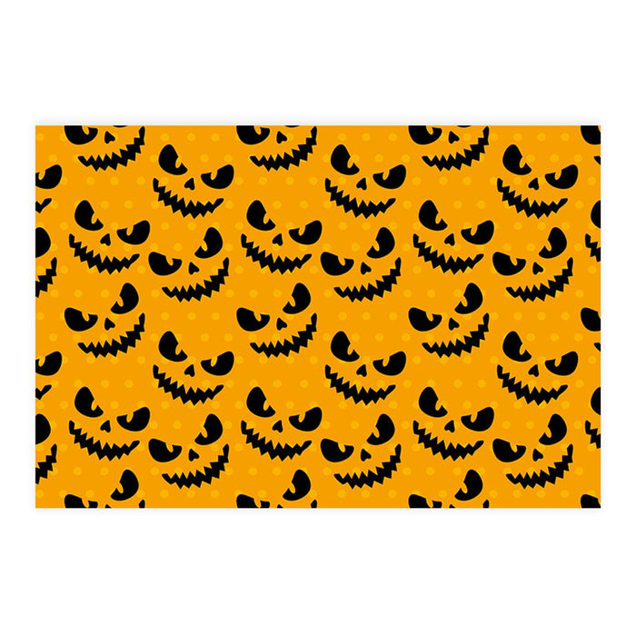 Set of 8 Halloween Disposable Cardstock Paper Placemats for Dining and Decor-Set of 8-Andaz Press-Moonlit Haunted Manor-