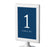 Set of 8 Pick Your Color Framed Double-Sided DIY Table Numbers-Set of 8-Andaz Press-White-1-8-