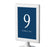 Set of 8 Pick Your Color Framed Double-Sided DIY Table Numbers-Set of 8-Andaz Press-White-1-8-