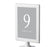 Set of 8 Pick Your Color Framed Double-Sided DIY Table Numbers-Set of 8-Andaz Press-White-1-8-