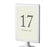Set of 8 Pick Your Color Framed Double-Sided DIY Table Numbers-Set of 8-Andaz Press-White-1-8-