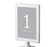 Set of 8 Pick Your Color Framed Double-Sided DIY Table Numbers-Set of 8-Andaz Press-Gray-1-8-
