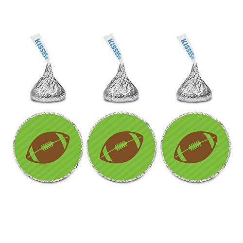 Sports Birthday Shapes Hershey's Kisses Stickers-Set of 216-Andaz Press-Baseball-