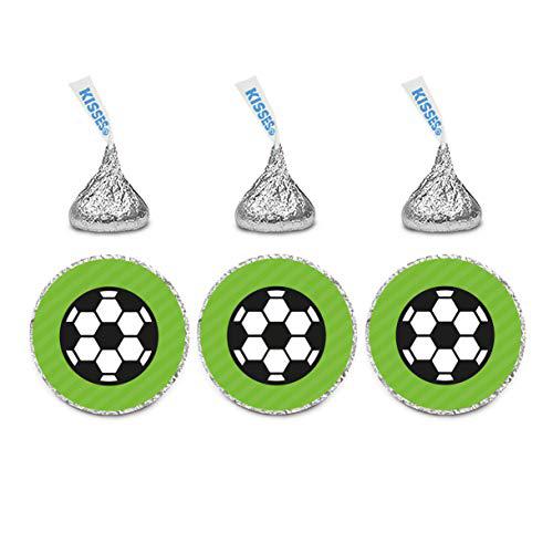 Sports Birthday Shapes Hershey's Kisses Stickers-Set of 216-Andaz Press-Baseball-