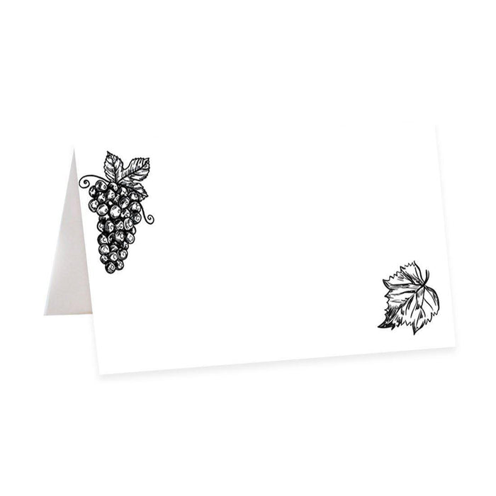 Table Tent Place Cards for Wedding Party Tables, Seating Name Place Cards, Design 2-Set of 56-Andaz Press-Winter-