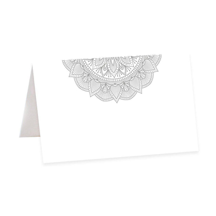 Table Tent Place Cards for Wedding Party Tables, Seating Name Place Cards, Design 2-Set of 56-Andaz Press-Winter-