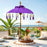 Tabletop Bali Umbrella Centerpiece-Set of 1-Koyal Wholesale-Plum Purple-
