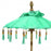 Tabletop Bali Umbrella Centerpiece-Set of 1-Koyal Wholesale-Diamond Blue-