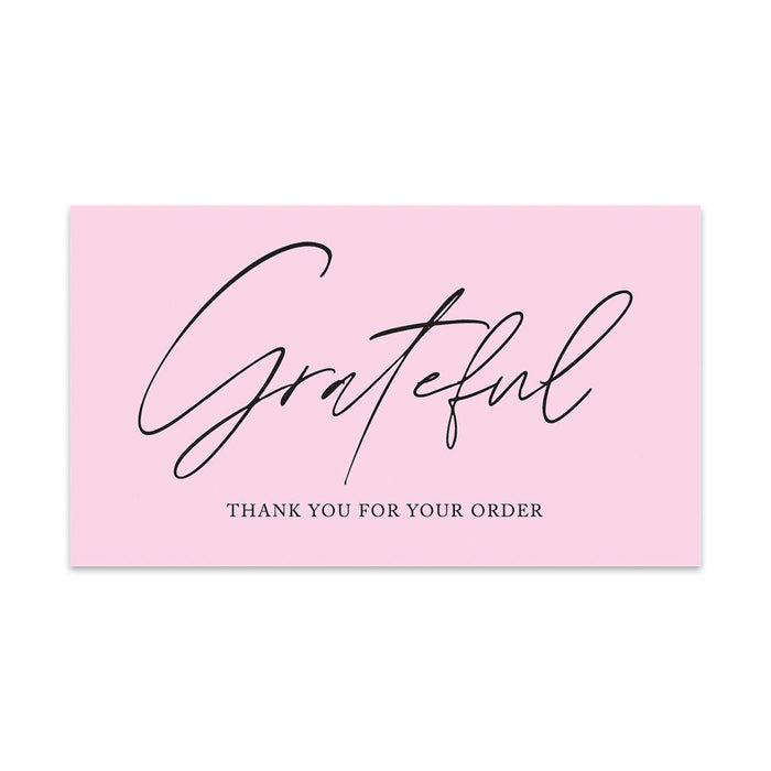 Thank You for Supporting My Small Business Cards-Set of 100-Andaz Press-Baby Blue Neutral Watercolor-