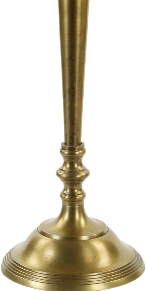 Vintage Gold Elegant Spotted Design, 5 Arm Metal Candelabras-Set of 1-Koyal Wholesale-Vintage Gold-24"-