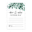 Wedding Advice & Well Wishes Guest Book Cards for Bride and Groom Design 1-Set of 56-Andaz Press-Autumn Fall Maple Leaves-