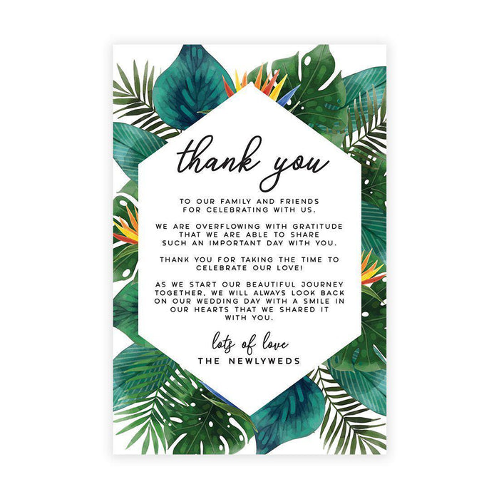 Wedding Thank You Place Setting Cards for Table Reception, Wedding Decoration Seating Design 1-Set of 56-Andaz Press-Autumn Fall Maple Leaves-