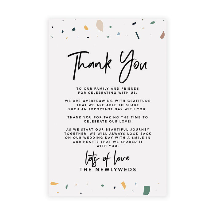 Wedding Thank You Place Setting Cards for Table Reception, Wedding Decoration Seating Design 1-Set of 56-Andaz Press-Autumn Fall Maple Leaves-