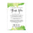 Wedding Thank You Place Setting Cards for Table Reception, Wedding Decoration Seating Design 1-Set of 56-Andaz Press-Ombre Green Watercolor-
