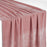 XL Premium Crushed Matte Velvet Table Runner, 20 x 120 Inch-Set of 1-Koyal Wholesale-Mauve-