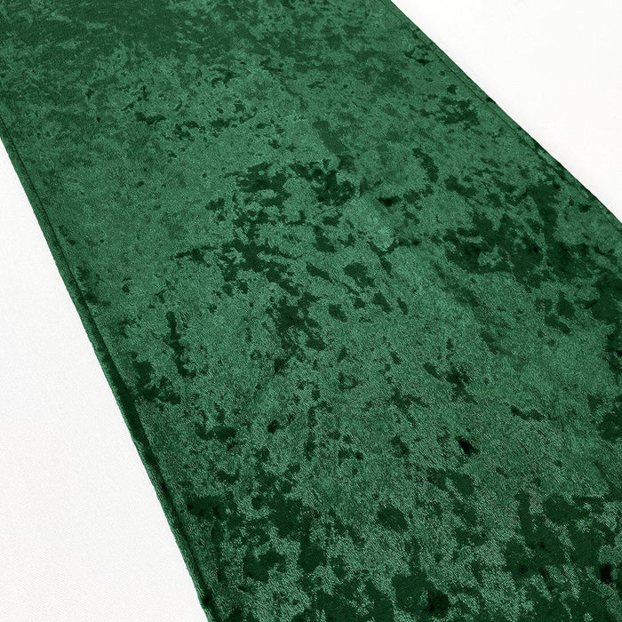 XL Premium Crushed Velvet Table Runner, 20 x 120 Inch-Set of 1-Koyal Wholesale-Gray-