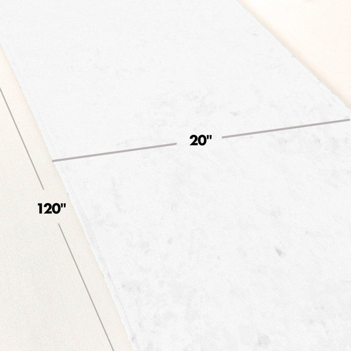 XL Premium Crushed Velvet Table Runner, 20 x 120 Inch-Set of 1-Koyal Wholesale-Gray-