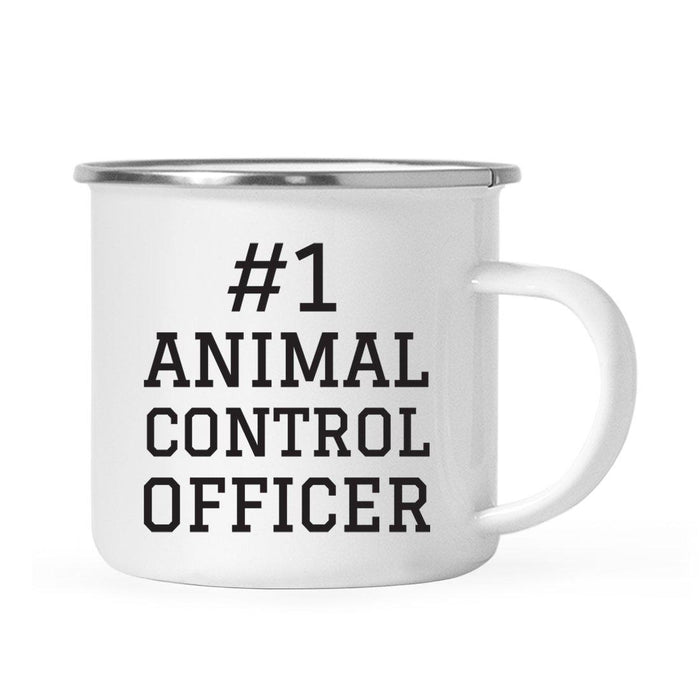 #1 Career Campfire Coffee Mug Part 1-Set of 1-Andaz Press-Animal Control Officer-