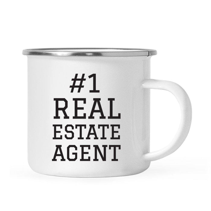 #1 Career Campfire Coffee Mug Part 2-Set of 1-Andaz Press-Real Estate Agent-