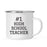 #1 School Campfire Coffee Mug, Part 2-Set of 1-Andaz Press-Geography Teacher-