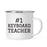 #1 School Campfire Coffee Mug, Part 2-Set of 1-Andaz Press-Geography Teacher-