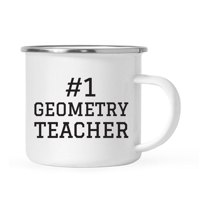 #1 School Campfire Coffee Mug, Part 2-Set of 1-Andaz Press-Geometry Teacher-