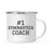 #1 School Campfire Coffee Mug, Part 2-Set of 1-Andaz Press-Gymnastics Coach-