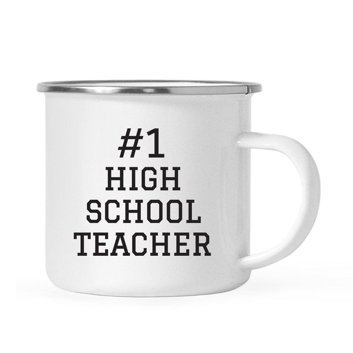 #1 School Campfire Coffee Mug, Part 2-Set of 1-Andaz Press-High School Teacher-