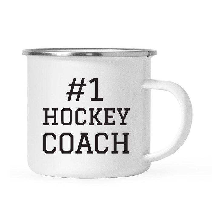 #1 School Campfire Coffee Mug, Part 2-Set of 1-Andaz Press-Hockey Coach-
