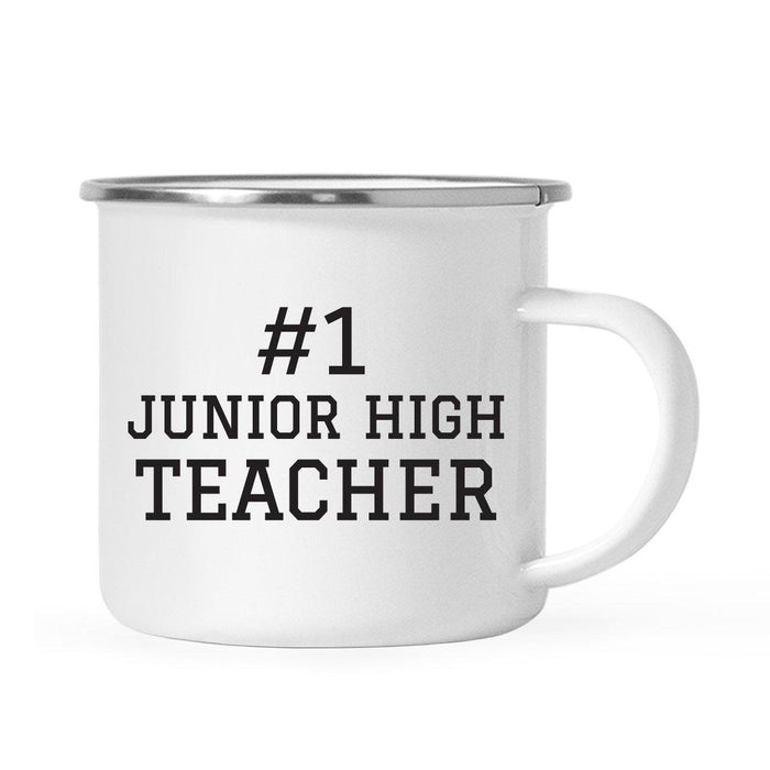 #1 School Campfire Coffee Mug, Part 2-Set of 1-Andaz Press-Junior High Teacher-