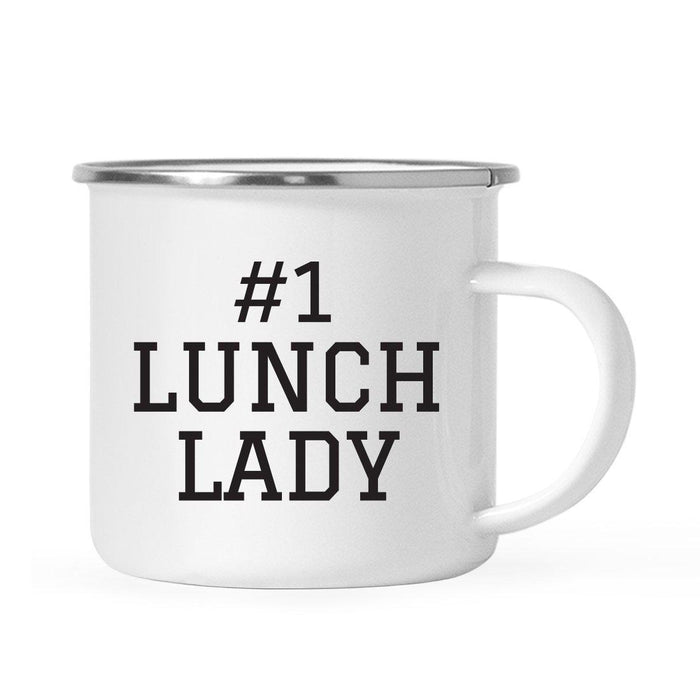 #1 School Campfire Coffee Mug, Part 2-Set of 1-Andaz Press-Lunch Lady-