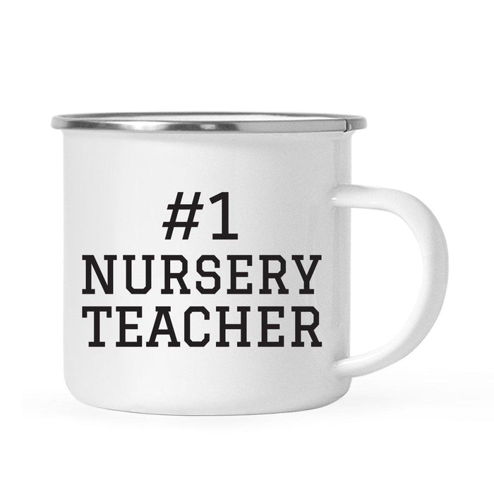 #1 School Campfire Coffee Mug, Part 2-Set of 1-Andaz Press-Nursery Teacher-
