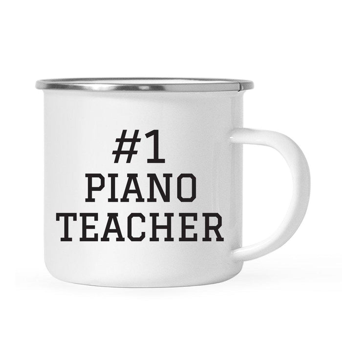 #1 School Campfire Coffee Mug, Part 2-Set of 1-Andaz Press-Piano Teacher-