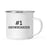 #1 Sports Stainless Steel Campfire Coffee Mug Thank You Gift-Set of 1-Andaz Press-Snowboarder-
