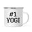 #1 Sports Stainless Steel Campfire Coffee Mug Thank You Gift-Set of 1-Andaz Press-Yogi-
