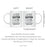 11oz Ceramic Coffee Mug - Funny Coffee Mugs for Her & Him - 3 Designs-Set of 1-Andaz Press-I would Fight A Bear-