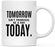11oz Ceramic Funny Coffee Mug - 4 Designs-Set of 1-Andaz Press-Be A Hoe Today-