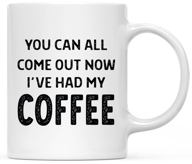 11oz Ceramic Funny Coffee Mug Gifts - 5 Designs-Set of 1-Andaz Press-Fuck This Shit-