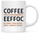 11oz Ceramic Funny Coffee Mug Gifts - 5 Designs-Set of 1-Andaz Press-Fuck This Shit-