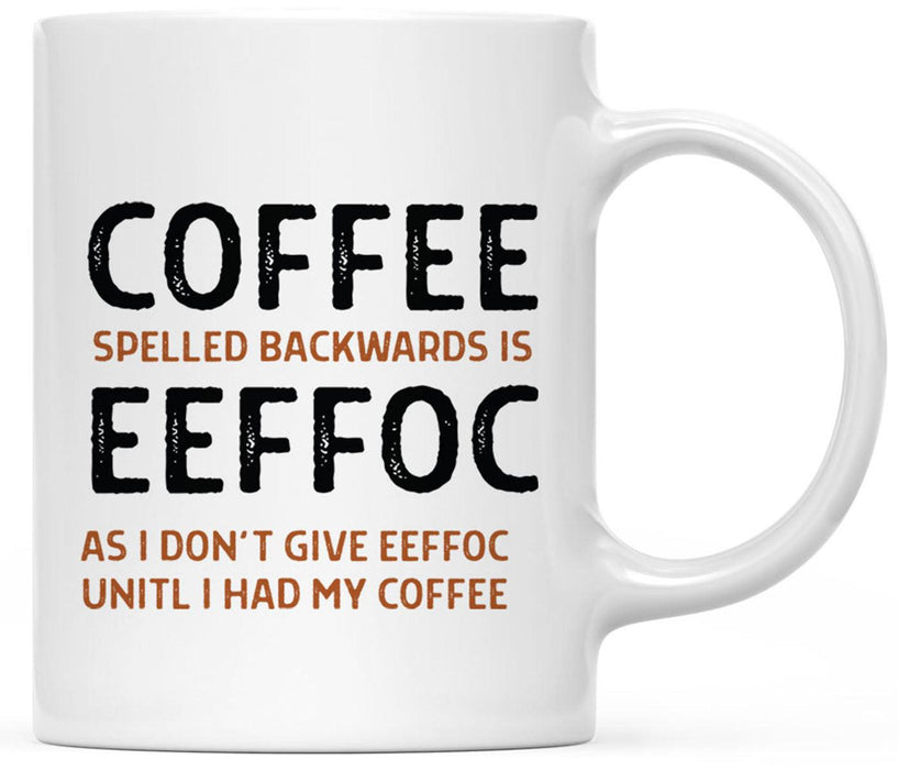 11oz Ceramic Funny Coffee Mug Gifts - 5 Designs-Set of 1-Andaz Press-Fuck This Shit-