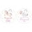 1st Birthday Party Round Cupcake Toppers DIY Favors Kit, For Kids Party Decor-Set of 20-Andaz Press-Daisy-