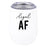 21st Birthday Wine Tumbler with Lid 12oz Stemless Stainless Steel Insulated-Set of 1-Andaz Press-Legal AF-
