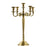 5-Arm Metal Candelabra Candle Holder Centerpiece-Set of 1-Koyal Wholesale-Vintage Brass-30"-